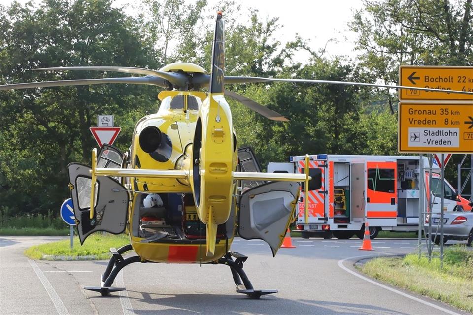 Schwerer Unfall Auf B70 Bei Oeding
