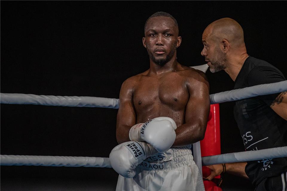  Abass Baraou verlor seinen WM-Kampf (Archivbild).Andreas Gora/dpa