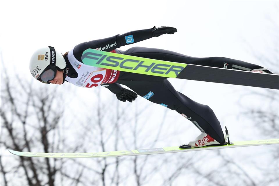  Agnes Reisch wurde in Wisla Fünfte.Grzegorz Momot/PAP/dpa