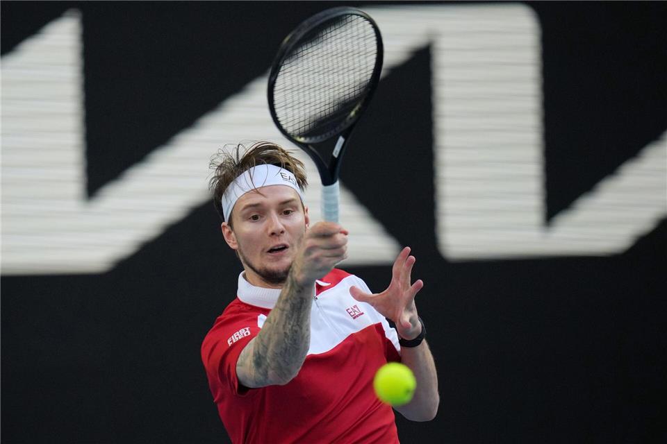  Alexander Bublik wird in diesem Jahr in München dabei sein. (Archivbild)Dita Alangkara/AP/dpa