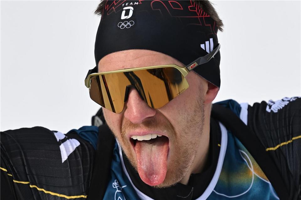  David Zobel hatte keine Chance auf der schweren Strecke.Hendrik Schmidt/dpa