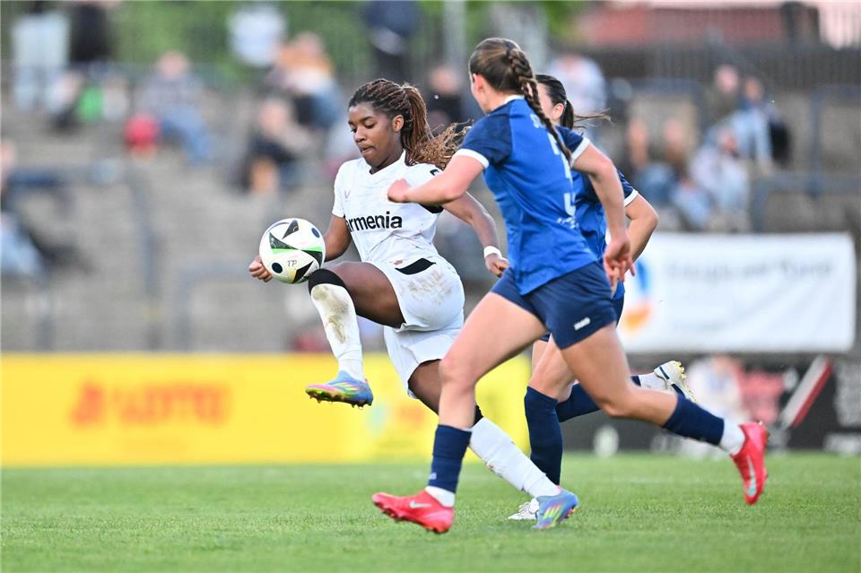  Delice Boboy erzielte für RB Leipzig gegen Wolfsburg ihr erstes Tor. (Archivbild)Sebastian Christoph Gollnow/dpa