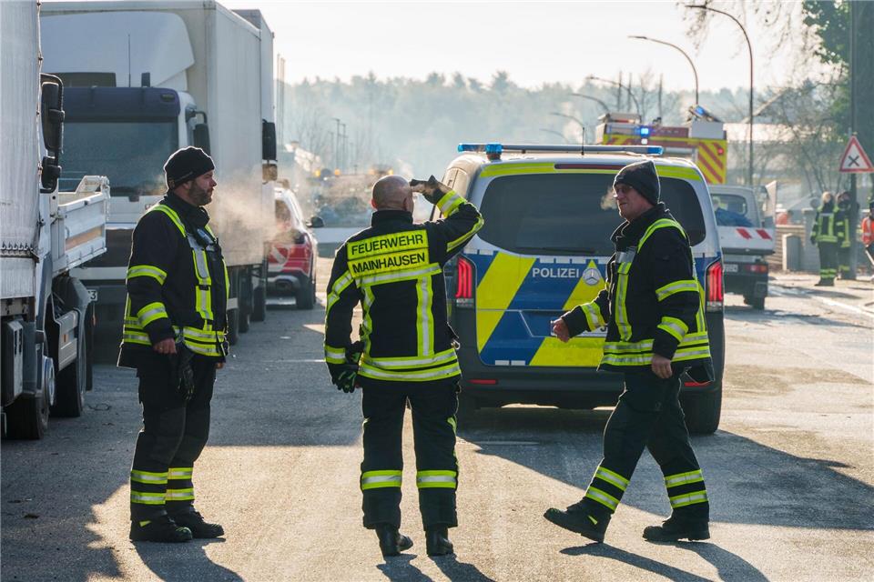  Den Schaden bezifferte die Polizei auf rund drei Millionen Euro.Andreas Arnold/dpa