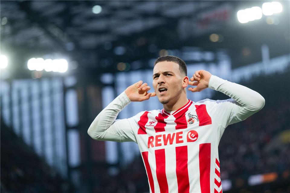  Der 1. FC Köln bangt um den Einsatz von Said El Mala. (Archivbild)Marius Becker/dpa