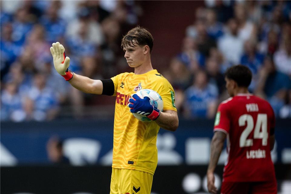  FC Kölns Torwart Jonas Urbig könnte zum FC Bayern München wechslen. Fabian Strauch/dpa