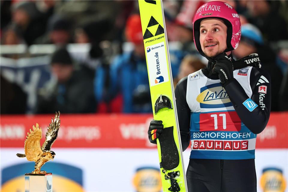  Felix Hoffmann wird nach seiner Pause in Zakopane wohl auch auf den Weltcup in Sapporo verzichten. (Archivbild)Daniel Karmann/dpa