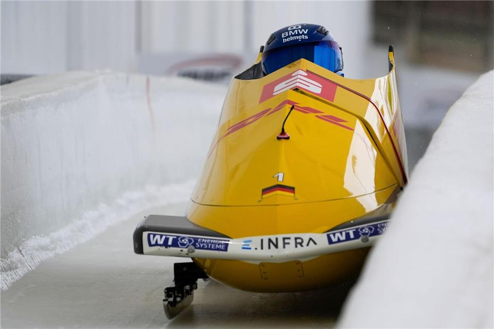 Dreier-Führung im Zweierbob: Friedrich greift nach Gold Francesco Friedrich und Alexander Schüller führen zur Halbzeit der Zweierbob-WM in Lake Placid.Julia Demaree Nikhinson/AP/dpa