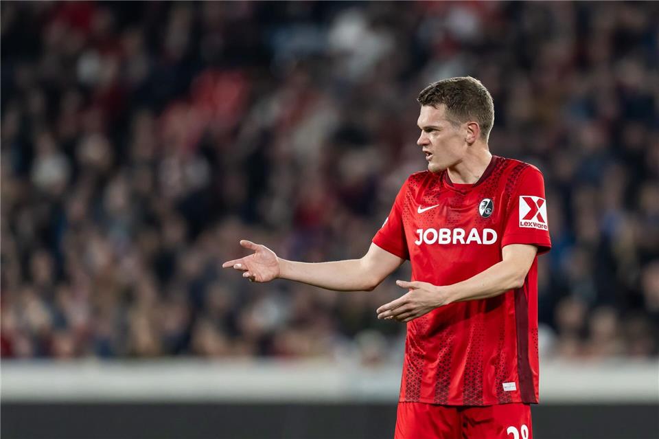  Freiburgs Matthias Ginter wurde vom DFB bestraft. (Archivbild)Silas Stein/dpa