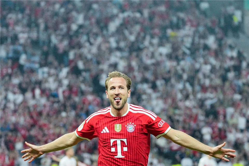  Harry Kane wird für seinen Torinstinkt ausgezeichnet. (Archivbild)Michael Kappeler/dpa