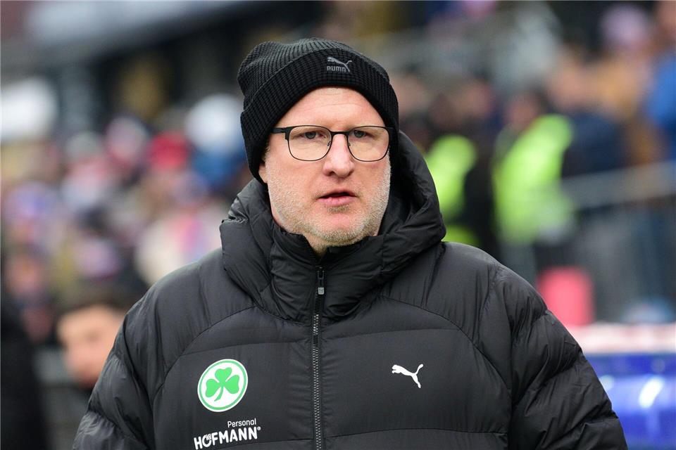  Heiko Vogel hat einige Optionen in der Offensive. (Archivbild)Daniel Bockwoldt/dpa