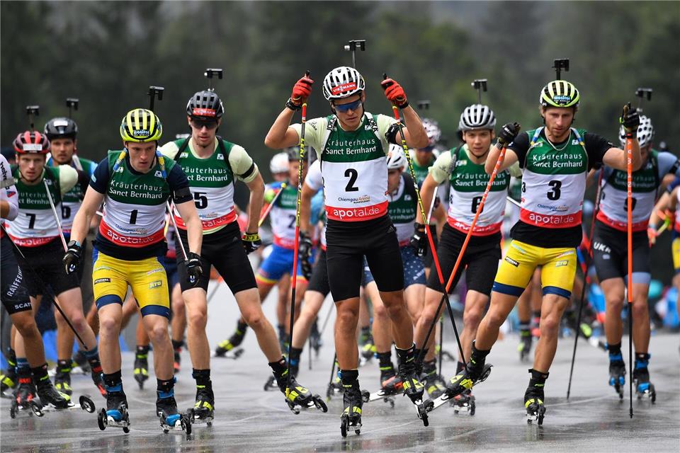  Im August gibt es in Dresden eine neue Auflage des City-Biathlon. (Archivbild)Uwe Lein/dpa