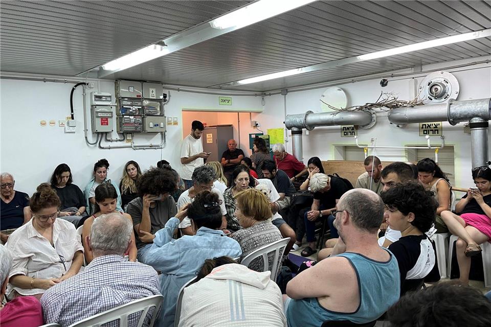  In vielen Wohnhäusern, öffentlichen Gebäuden oder unter Einkaufszentren in Israel gibt es Schutzräume für die Bevölkerung. (Archivbild)Sara Lemel/dpa