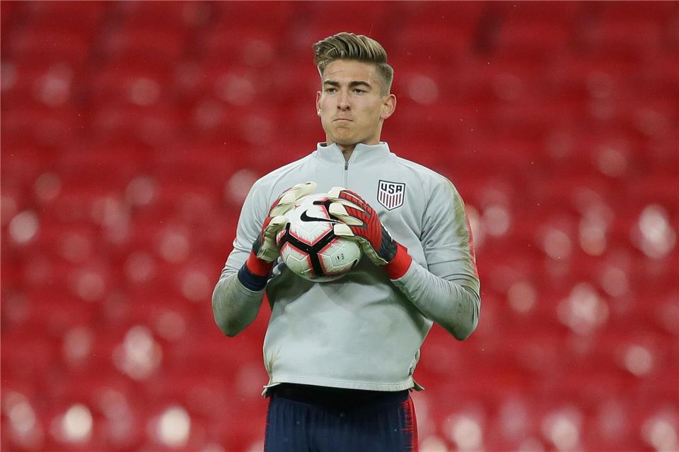  Jonathan Klinsmann könnte sein Debüt in der A-Nationalmannschaft der USA feiern. (Archivbild)Tim Ireland/AP/dpa