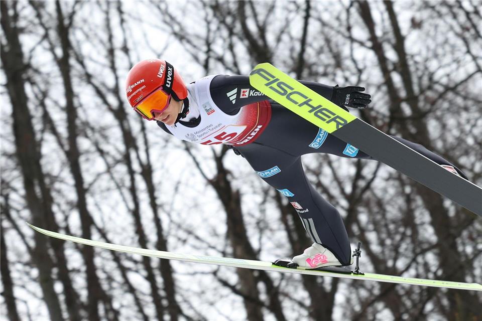  Katharina Schmid ist noch nicht in Form.Grzegorz Momot/PAP/dpa