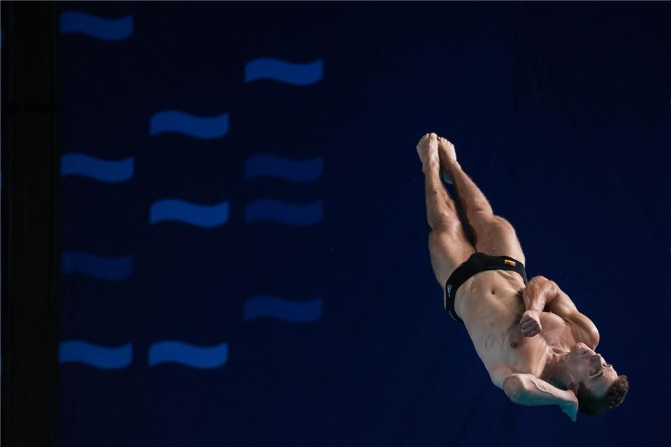  Moritz Wesemann aus Deutschland tritt im Finale der Schwimm-Europameisterschaften in Frankreich an.Aurelien Morissard/AP/dpa
