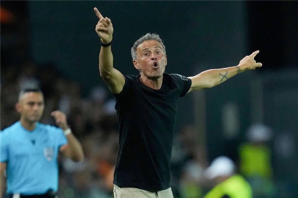  PSG-Trainer Luis Enrique.Darko Bandic/AP/dpa