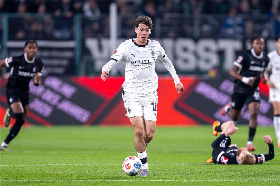  Philipp Sander ist für Borussia Mönchengladbach wieder einsatzbereit. (Archivbild) David Inderlied/dpa