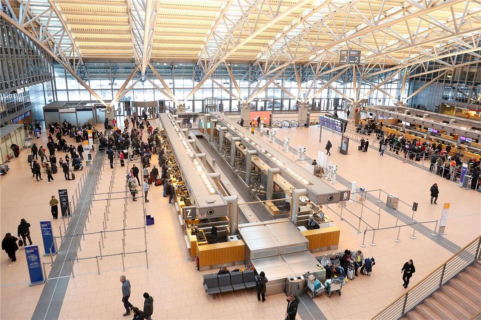  Rund 14,8 Millionen Passagiere zählte der Hamburger Flughafen im vergangenen Jahr. Bodo Marks/dpa