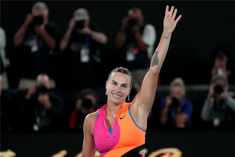  Sabalenka wieder im FinaleDar Yasin/AP/dpa