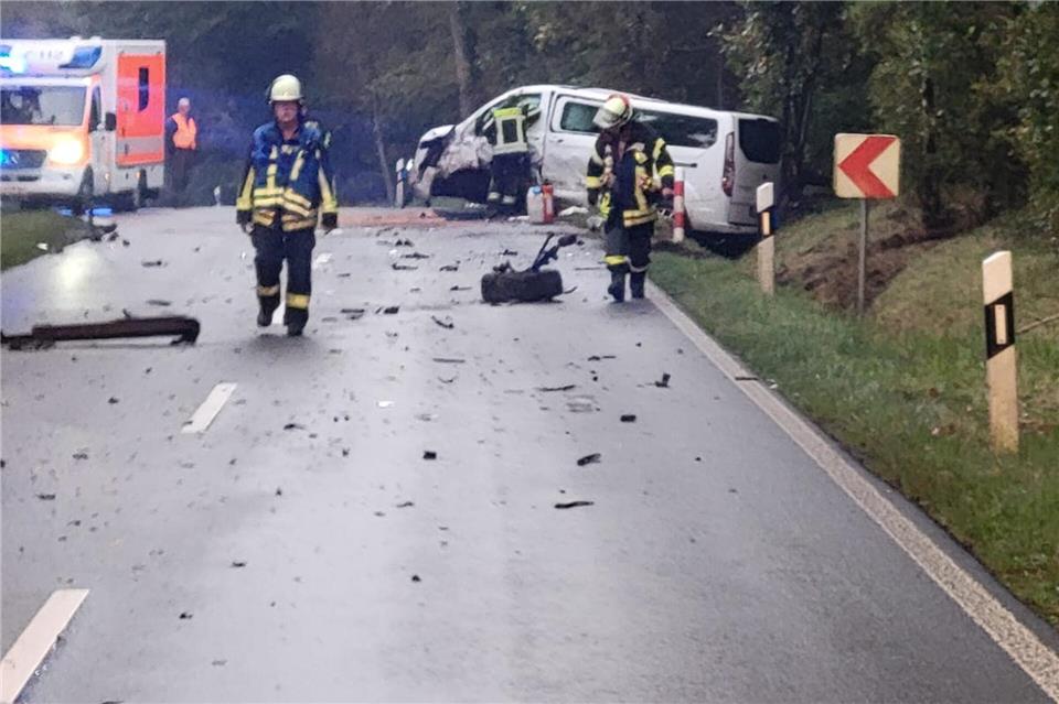 13 Einsatzkräfte der Feuerwehr waren vor Ort.