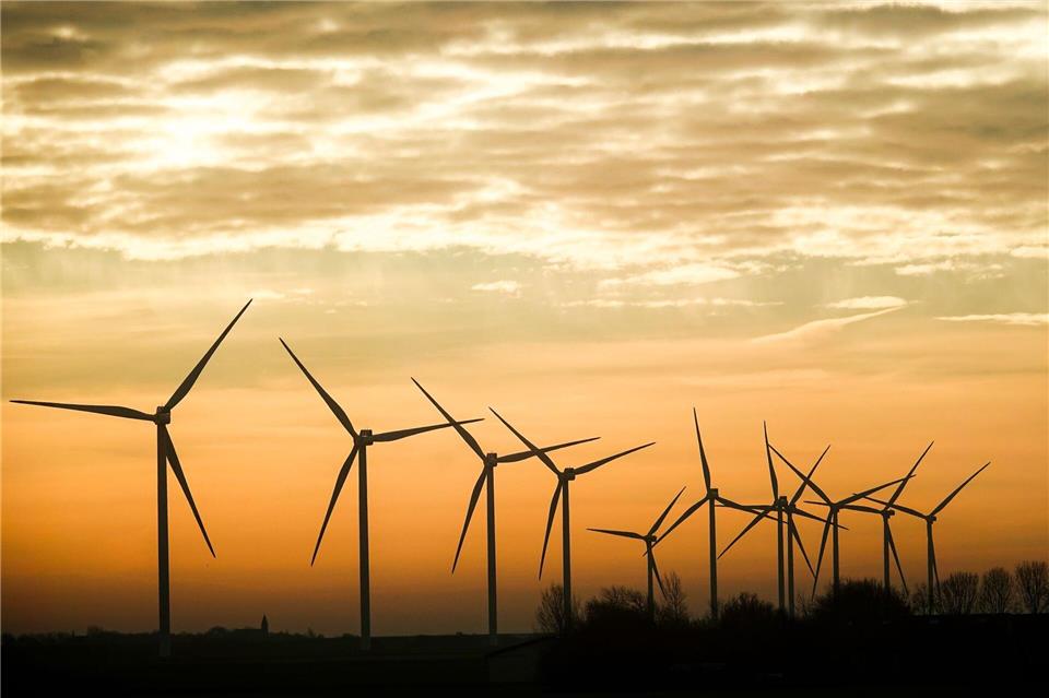 143 neue Windräder sind 2025 in Schleswig-Holstein gebaut worden. (Archivbild)Christian Charisius/dpa