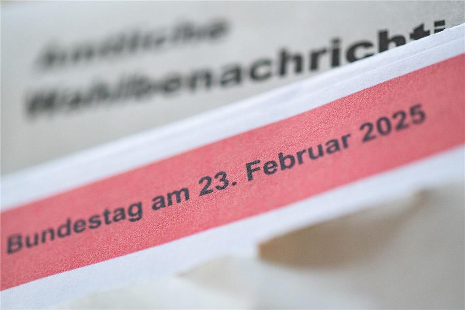 16 Landeslisten von Parteien wurden in Niedersachsen zur Bundestagswahl zugelassen, drei Parteien scheiterten an dem erforderlichen Unterschriftenquorum. (Symbolbild)Marijan Murat/dpa
