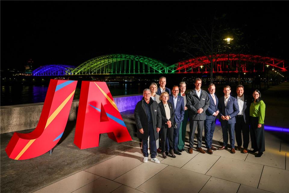 16 von 17 Städten in NRW stimmten für eine Olympia-Bewerbung von Rhein und Ruhr. Christoph Reichwein/dpa