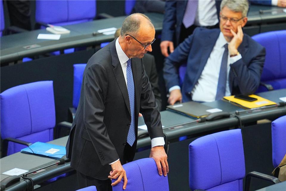 18 Stimmen aus der Koalition fehlen Merz im ersten Wahlgang bei der Kanzlerwahl. (Archivbild)Michael Kappeler/dpa
