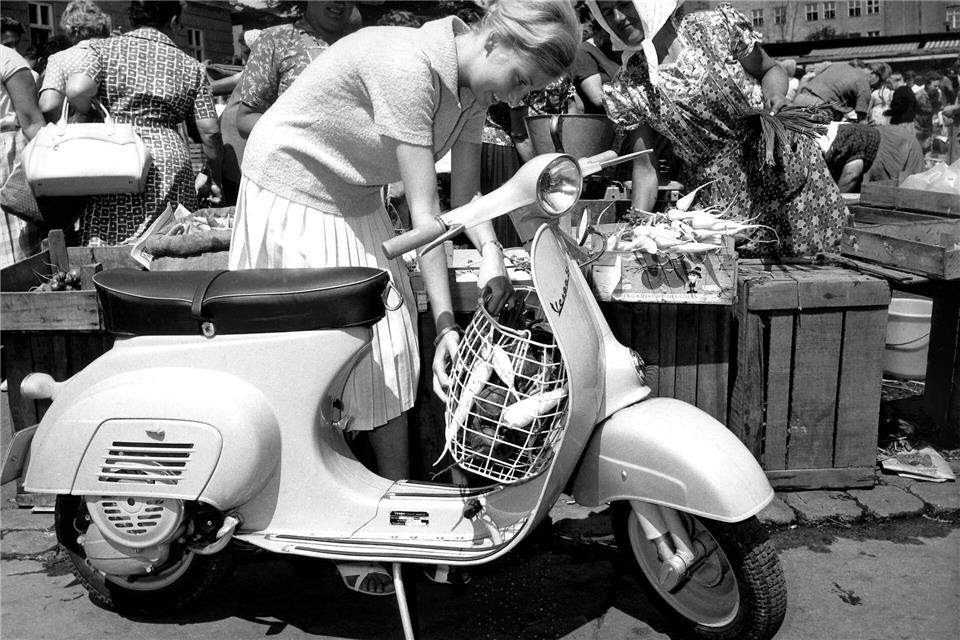 1946 wurde die Vespa zum Patent angemeldet. (Archivbild)picture alliance / dpa