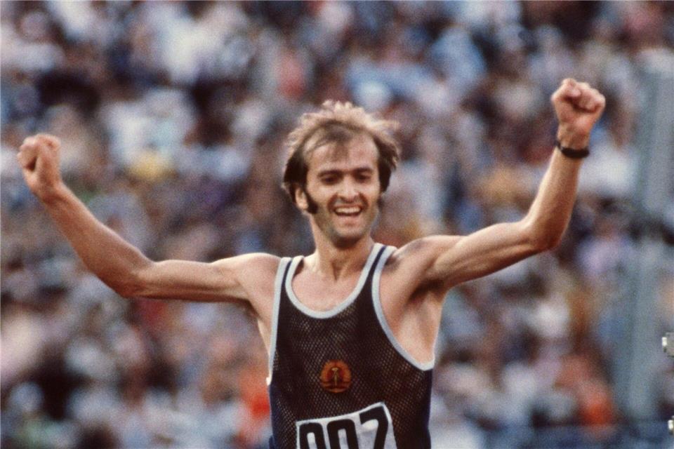 1980 feierte Waldemar Cierpinski in Moskau seinen zweiten Olympiasieg.Frank Leonhardt/dpa