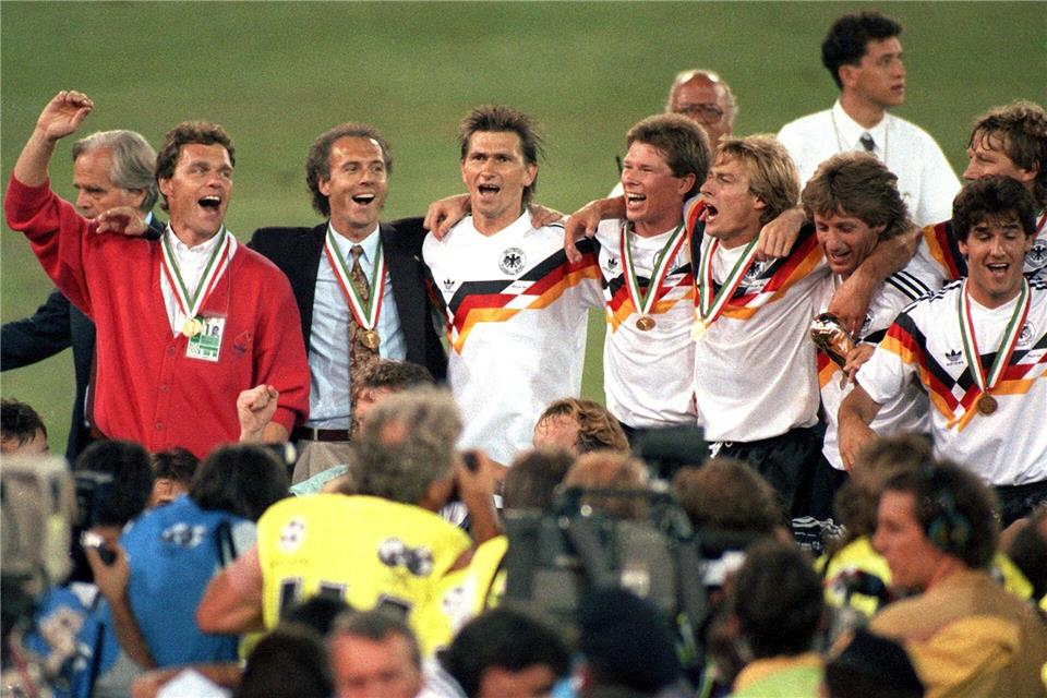 1990 wird Deutschland Fußball-Weltmeister. (Archivbild)picture alliance / dpa