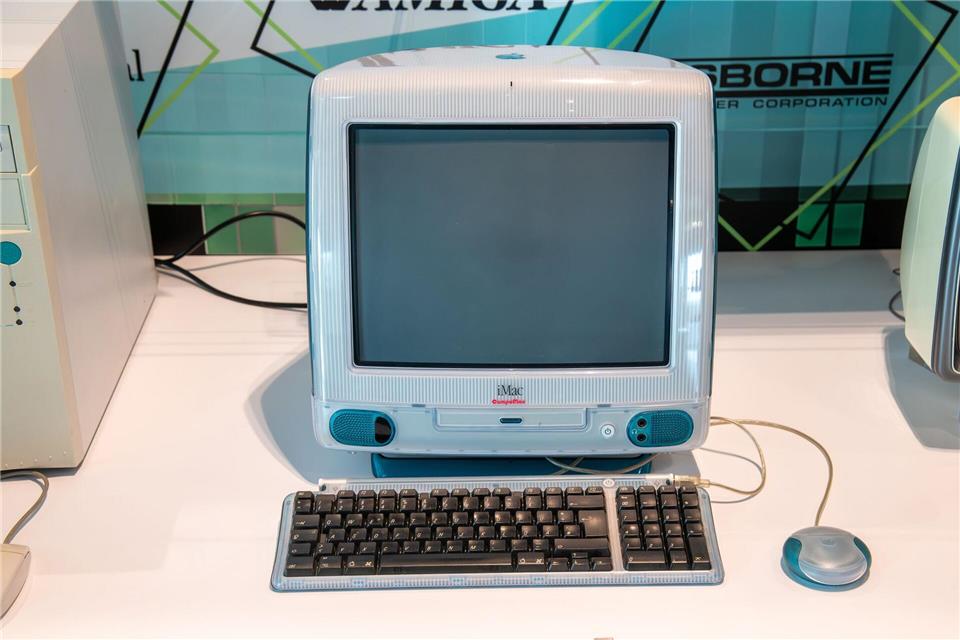 1998: Der kommerzielle Erfolg des ersten iMacs rettete Apple vor dem Konkurs. Sergei Magel/HNF/