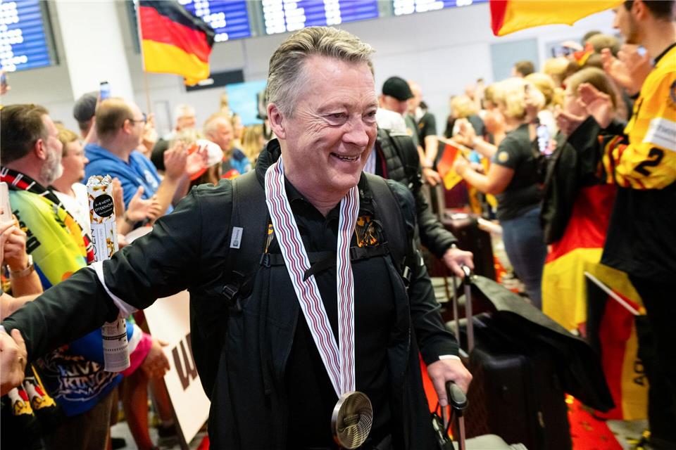 2023 führte Kreis das Eishockey-Nationalteam zu WM-SilberSven Hoppe/dpa