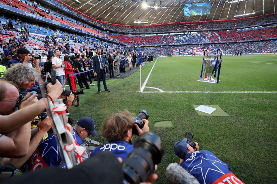 2025 wurde zuletzt das Finale der Champions League in München ausgetragen. (Archivbild)Christian Charisius/dpa