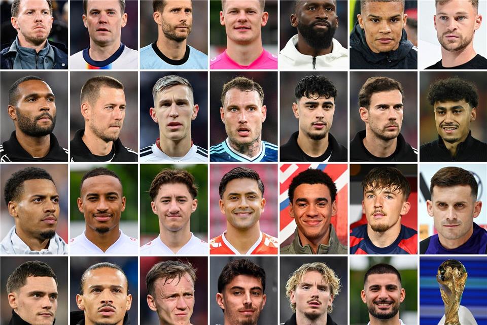 26 Spieler hat Julian Nagelsmann in seinem WM-Kader berufen. (Archivbild) dpa