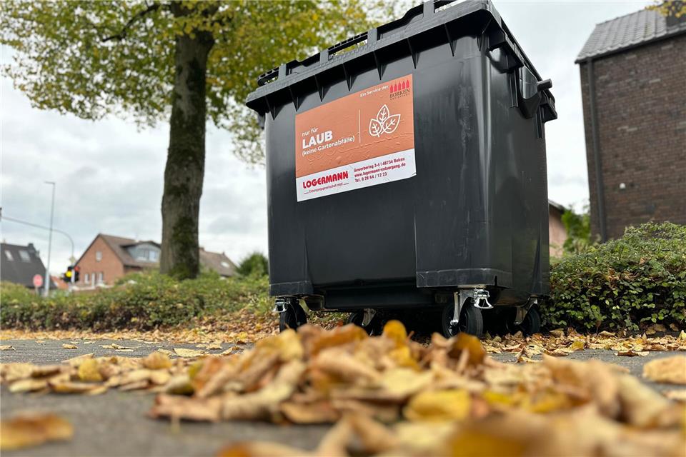 30 Laubcontainer werden im kommenden Herbst für eine zweijährige Testphase in der Gemeinde Reken aufgestellt.