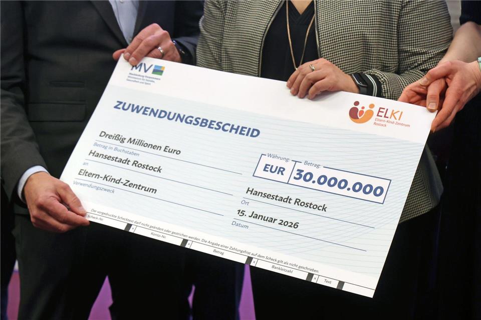 30 Millionen Euro Zuwendungsbescheid für das Eltern-Kind-ZentrumBernd Wüstneck/dpa