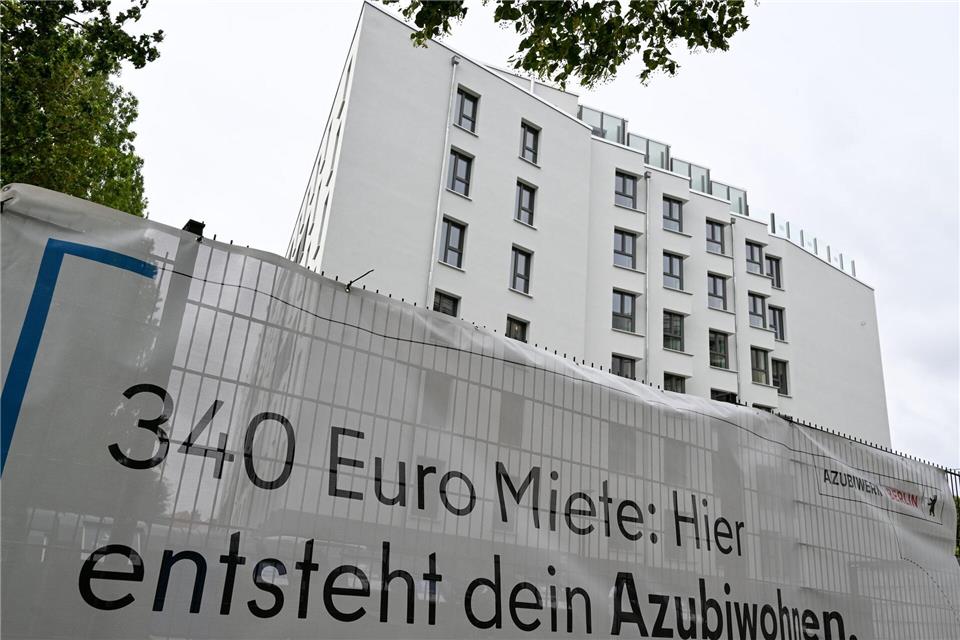 340 Euro Miete sind für Auszubildende ein attraktives Angebot.Soeren Stache/dpa