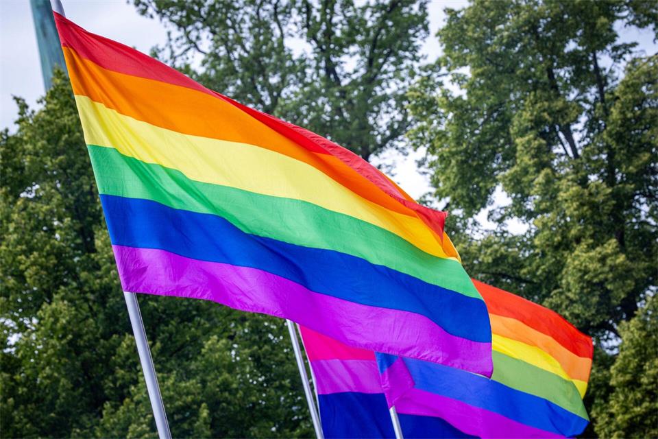600 Menschen waren beim CSD in Altenburg laut den Veranstaltern angemeldet. (Symbolbild)Jens Büttner/dpa