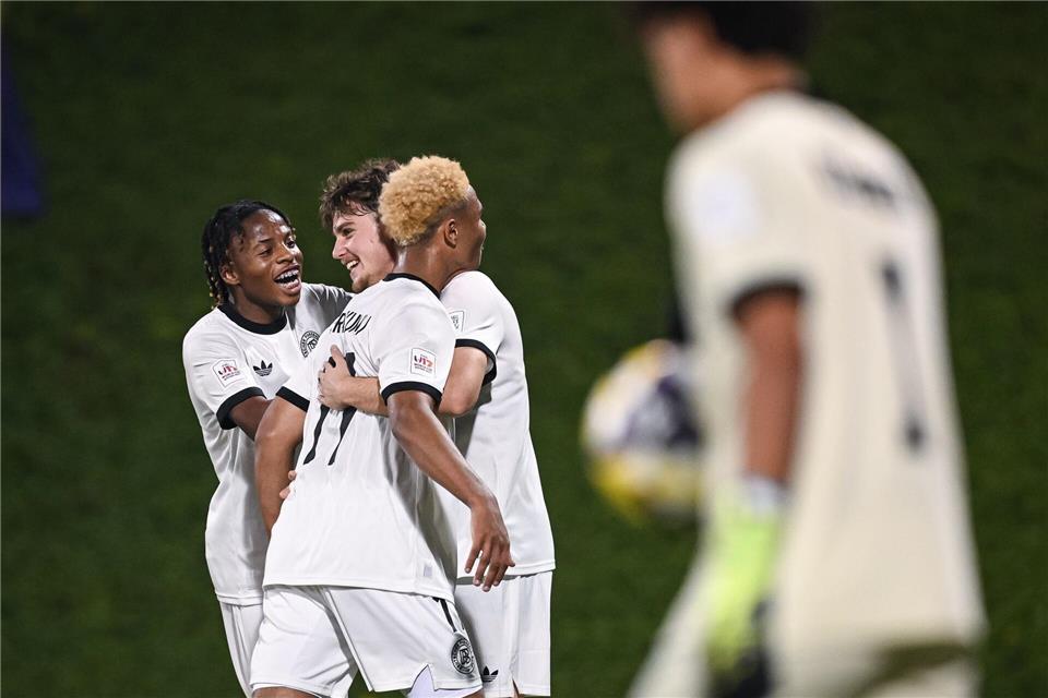 7:0 setze sich Deutschlands U17 bei der WM gegen El Salvador durch. picture alliance / Pressefoto Ulmer