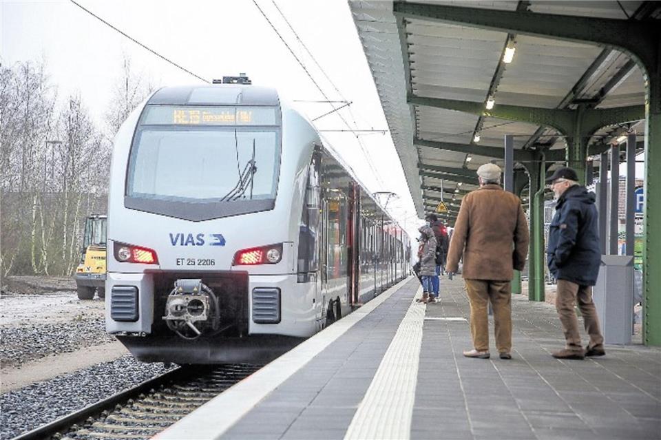 80 Wochen lang Sperrungen und Ausfälle beim RE 19: Die angekündigten Voll- und Teilsperrungen betreffen auch den „Bocholter“.