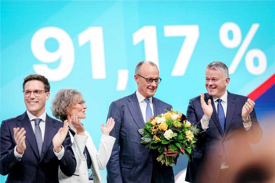 91,17 Prozent - damit haben viele nicht gerechnet. Kay Nietfeld/dpa