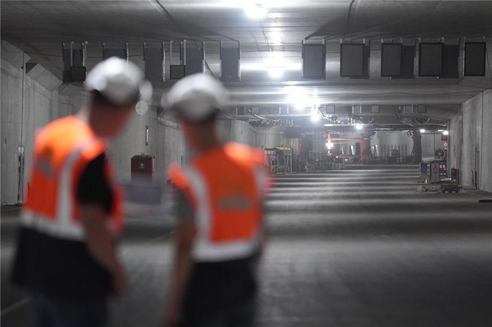 A7-Tunnel Altona: Rohbau der ersten Röhre vollendetMarcus Brandt/dpa