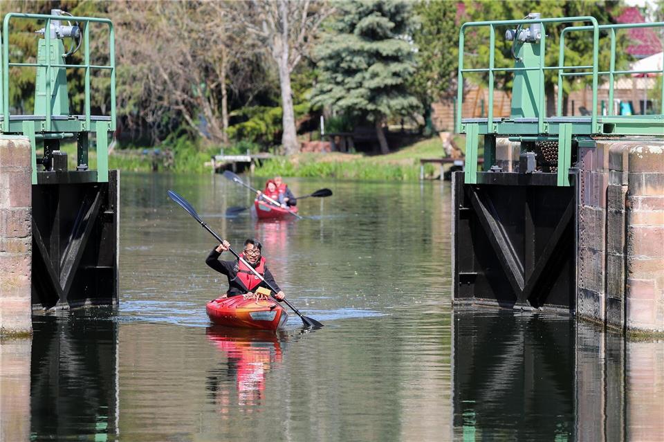 Ab Gründonnerstag starten die zehn Schleusenanlagen an Saale und Unstrut in die Saison 2026. (Archivbild)Jan Woitas/dpa-Zentralbild/dpa