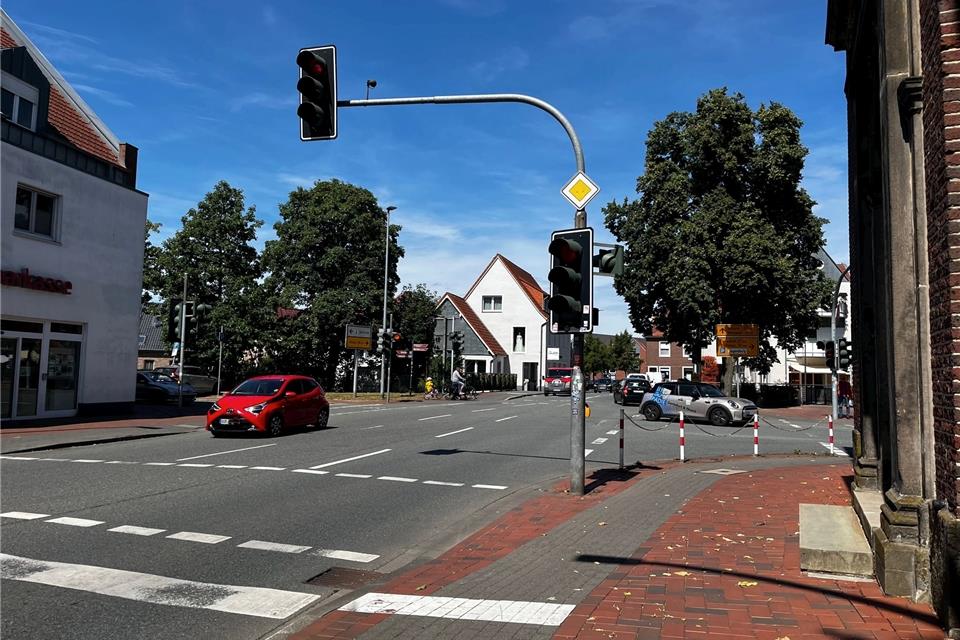 Ab der Kreuzung zur Ahauser Straße wird die Coesfelder Straße gesperrt.