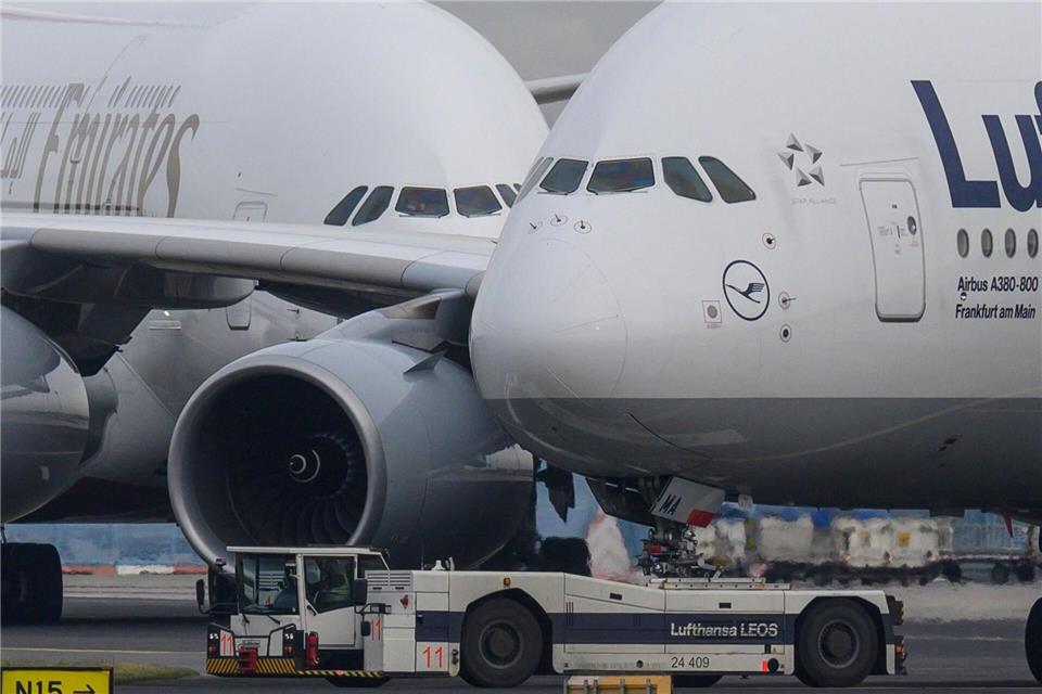 Acht Airbus A380 haben die Corona-Krise bei Lufthansa überlebt. Boris Roessler/dpa