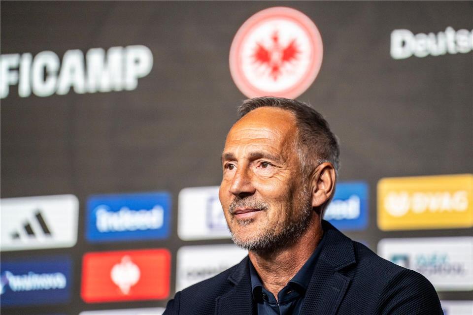Adi Hütter will mit Eintracht Frankfurt wieder attraktiven Offensivfußball spielen.Andreas Arnold/dpa