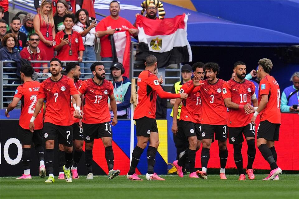 Ägypten ging früh in Führung.Manu Fernandez/AP/dpa