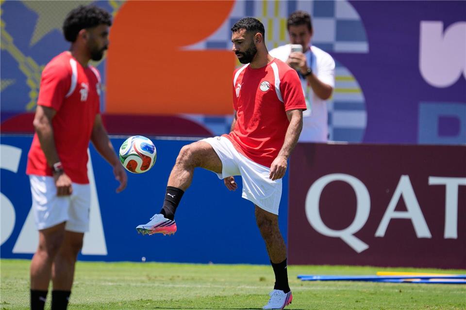 Ägyptens Mohamed Salah trainiert wieder - aber darf er gegen Australien auch von Beginn an ran?Tony Gutierrez/AP/dpa