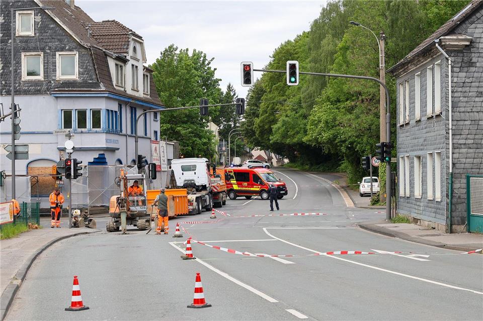 Ärger am Wiedener Kreuz in Wuppertal Matthi Rosenkranz/dpa
